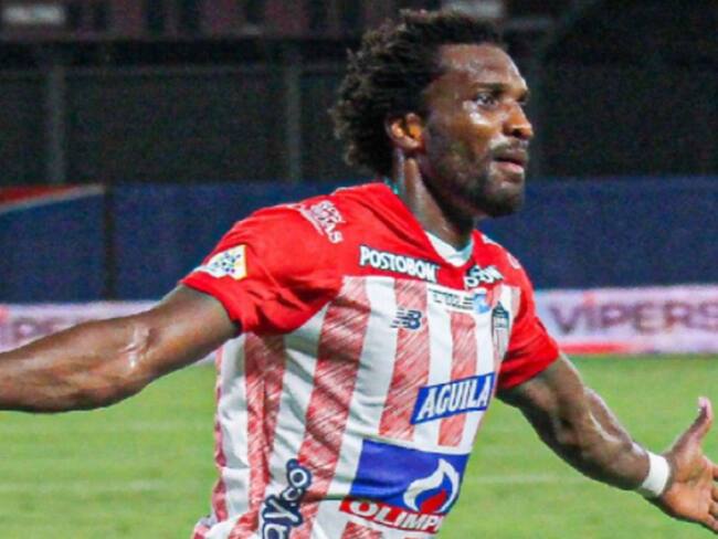 Didier Moreno anotó el segundo gol del partido para el Junior.