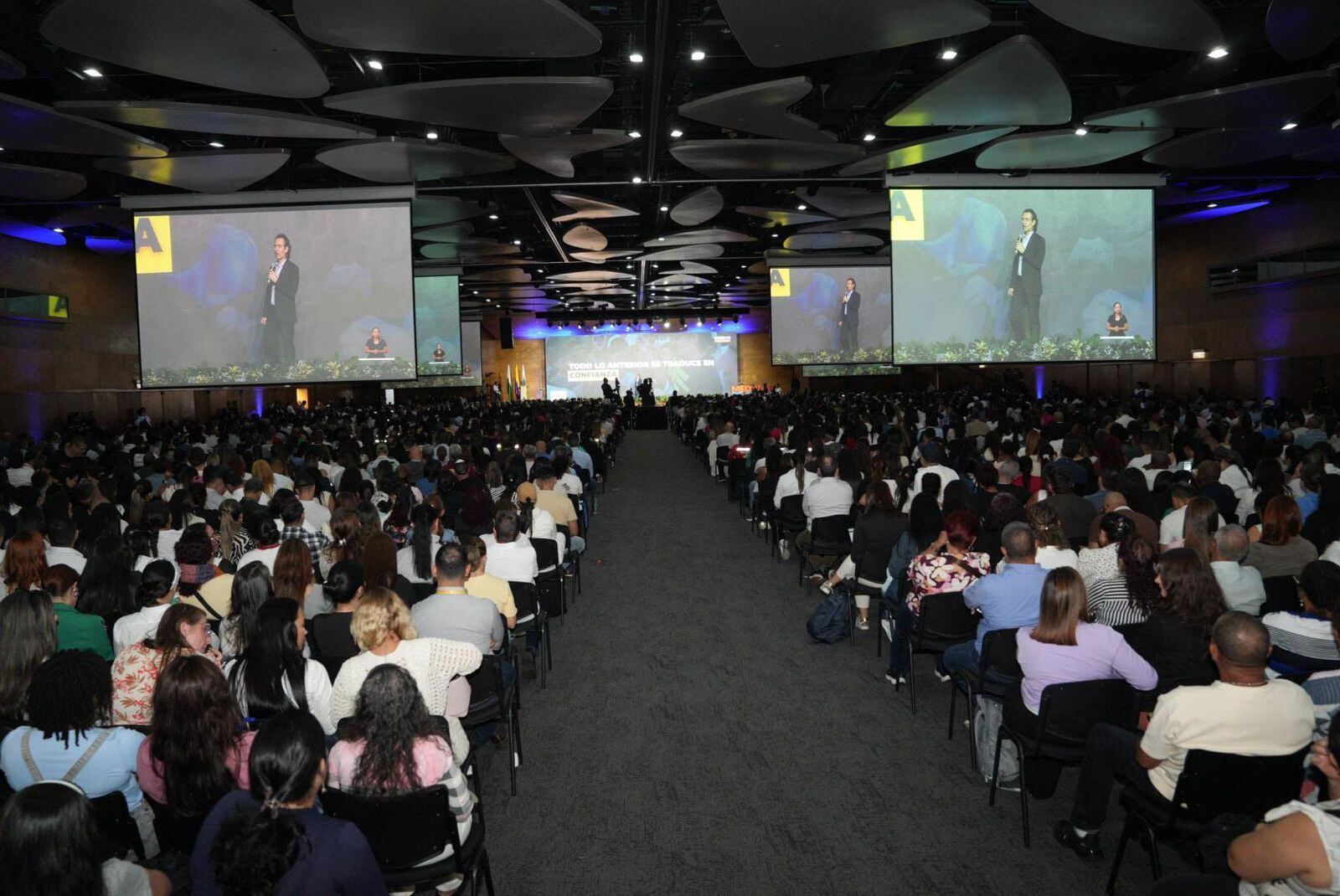 Rendición de cuentas 2025 en Plaza Mayor. Foto: Alcaldía de Medellín