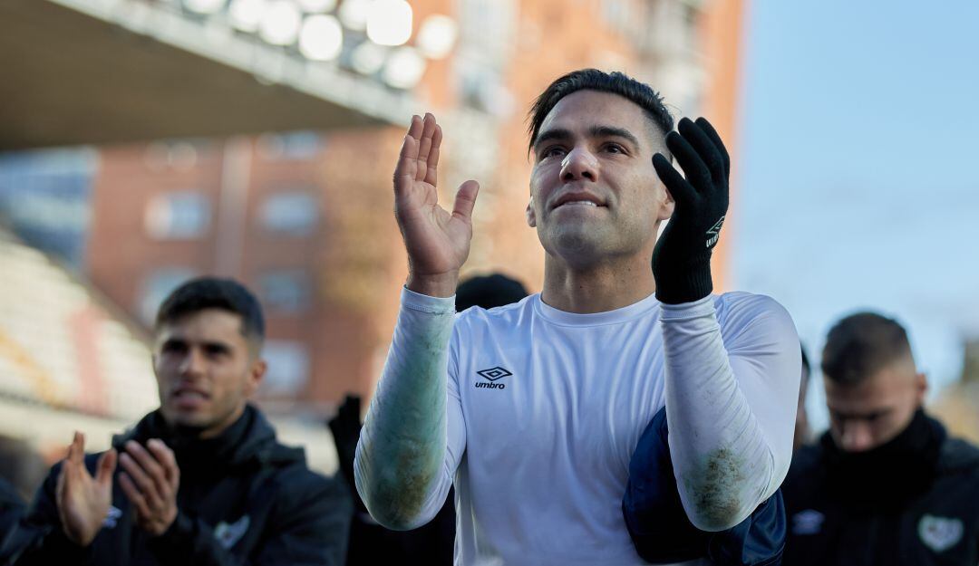 Falcao se recupera de una lesión muscular actualmente en el Rayo Vallecano.