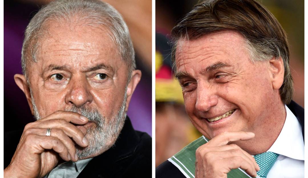 Luiz Inácio Lula da Silva (Izq) y Jair Bolsonaro (Der), candidatos a la presidencia de Brasil.          Foto: Getty 