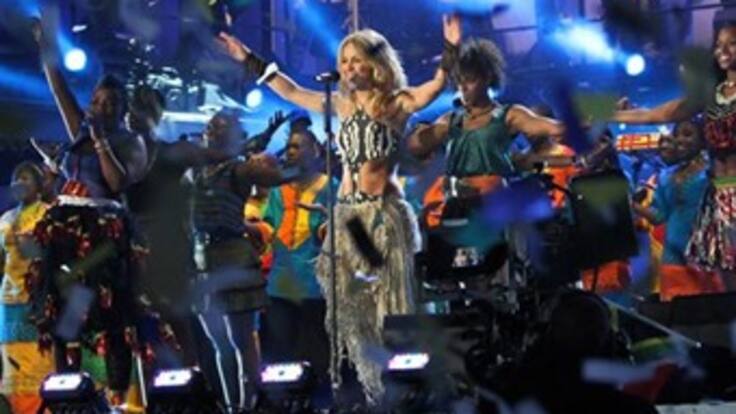 Shakira y Juanes cantaron en la apertura del Mundial Sudáfrica 2010