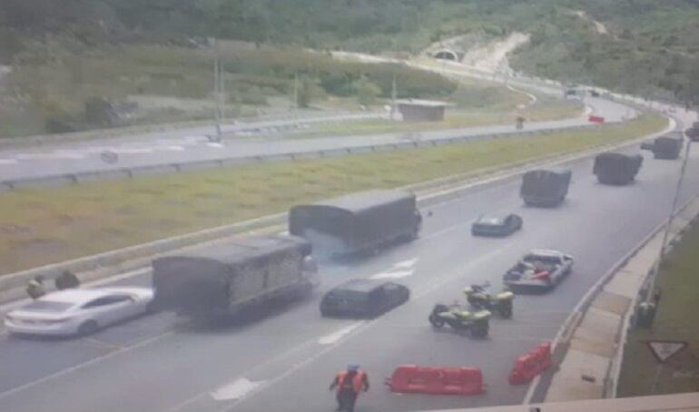 Vía Bogotá - Villavicencio