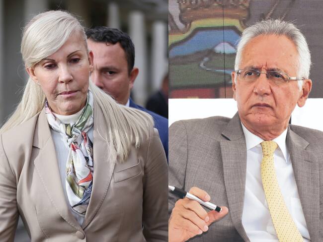 Dilian Francisca Toro y el ministro de Salud Guillermo Jaramillo. Fotos: Colprensa
