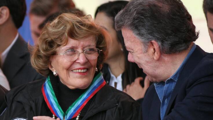 “Es un día muy triste”: expresidente Juan Manuel Santos tras la muerte de Nydia Quintero