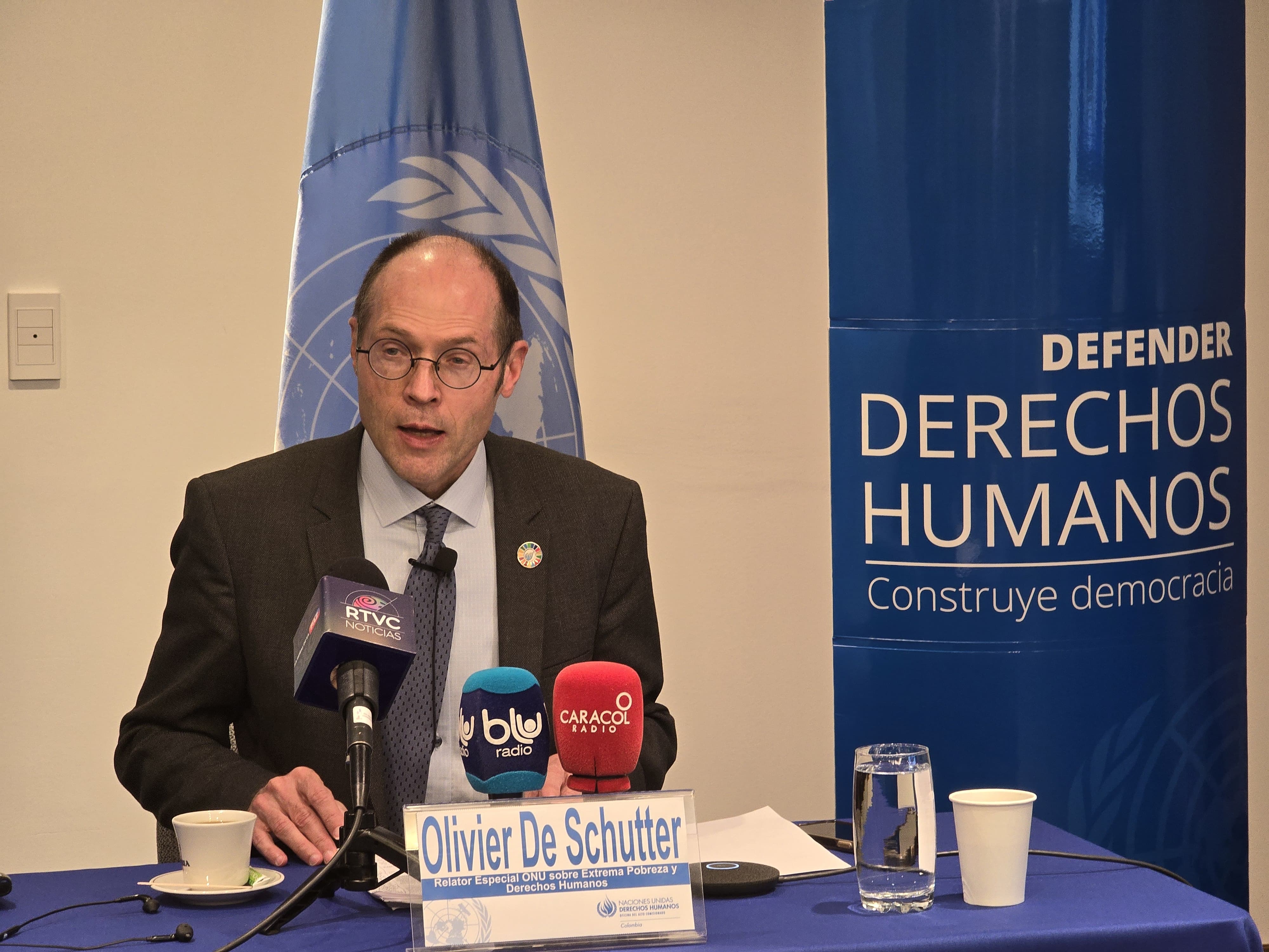 El relator especial de la ONU sobre la extrema pobreza y los derechos humanos, Olivier De Schutter