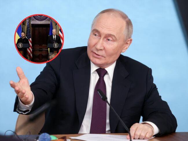 El presidente Vladimir Putin aseguró hoy que los combates en Ucrania terminarían en meses si Estados Unidos suspende el suministro de armas.