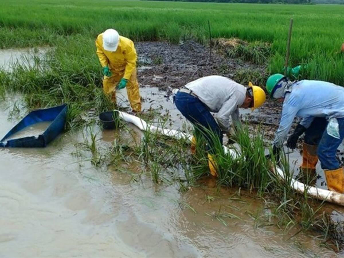 Someterán a análisis aguas de Serranía las Quinchas por derrame de petróleo