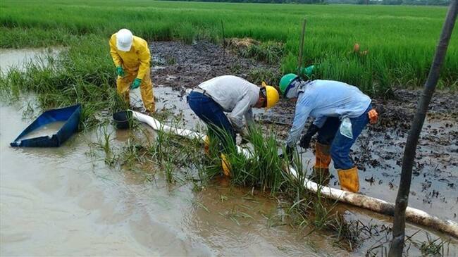 Someterán a análisis aguas de Serranía las Quinchas por derrame de petróleo. Foto: Colprensa