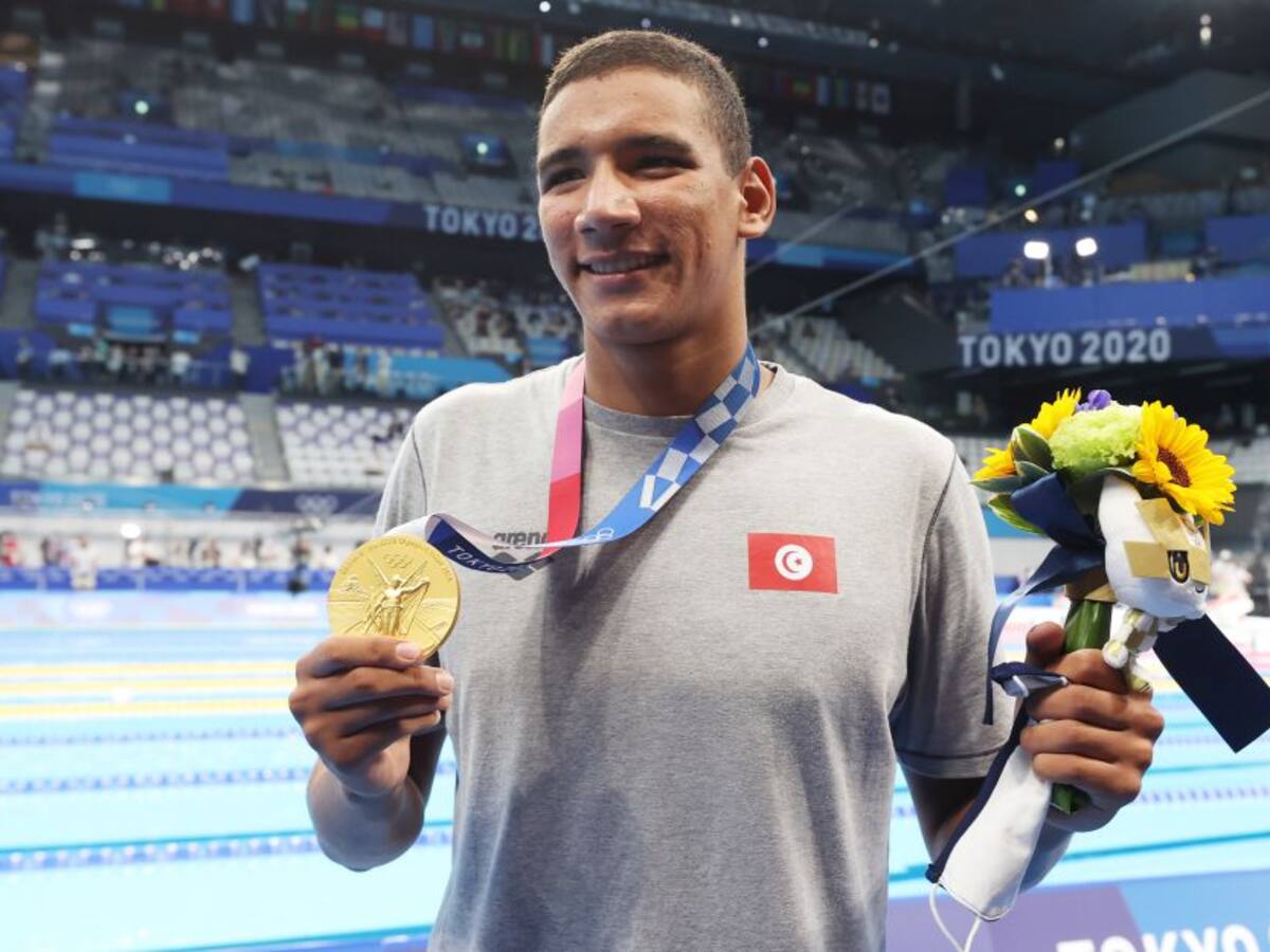 Sorpresa en natación: El tunecino Hafnaoui se impuso en los 400 mts libres