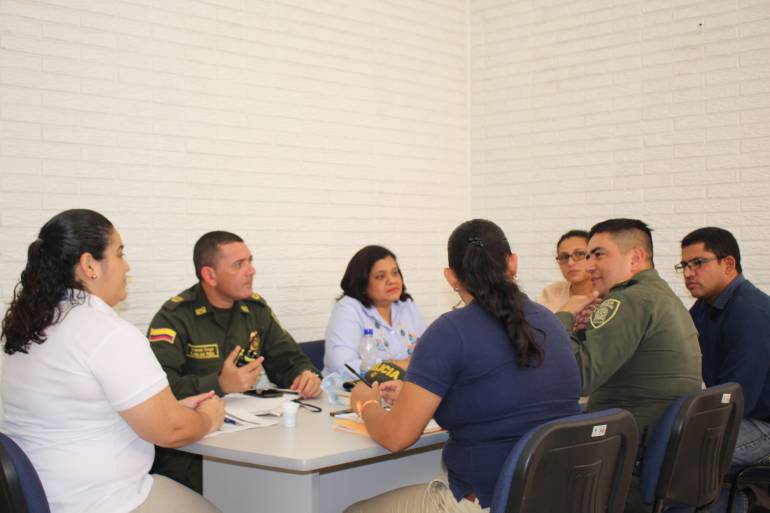 Reunión de seguridad en Santa Marta. /FOTO ALCALDÍA