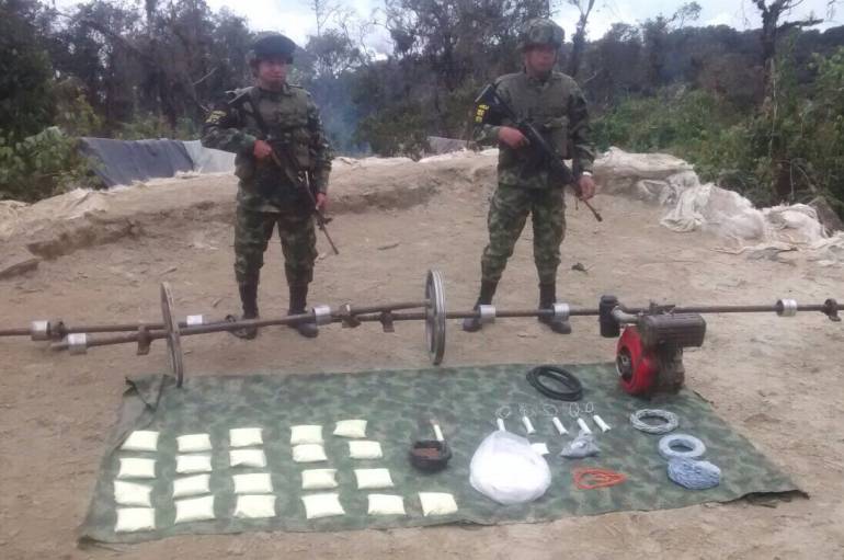 Golpes al narcotráfico en el suroccidente de Colombia.