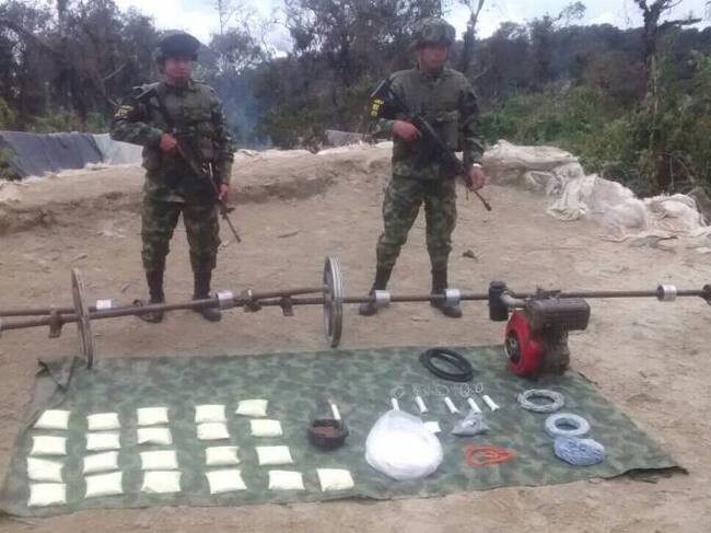 Golpes al narcotráfico en el suroccidente de Colombia.