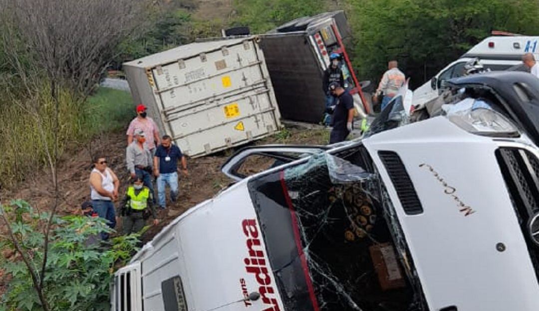 Accidente entre Vijes y Yotoco