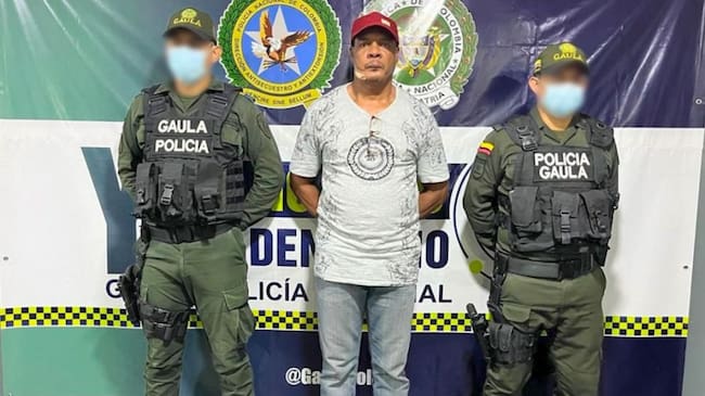 Este hombre sería el encargado de coordinar las extorsiones a comerciantes e igualmente ordenaba homicidios selectivos