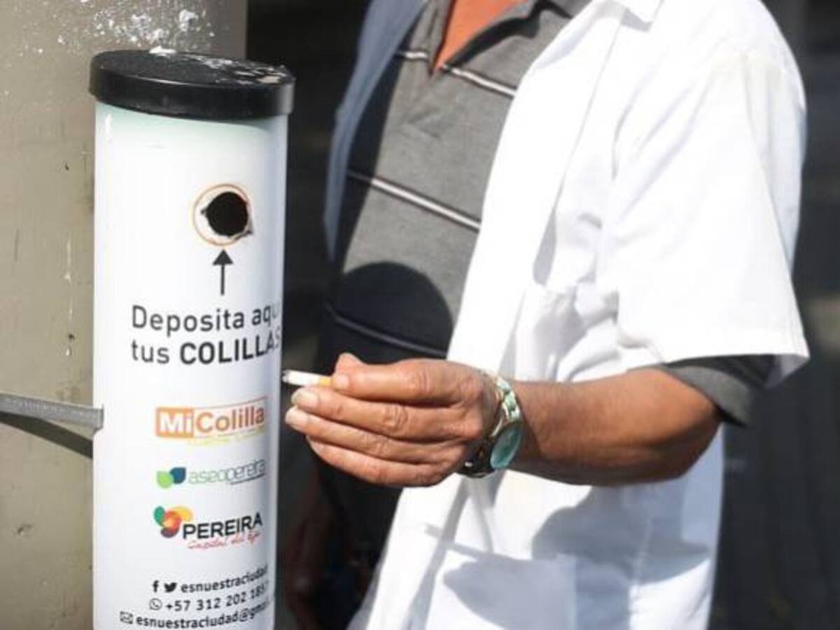 Más de 22 mil colillas se recolectan cada fin de semana en Pereira