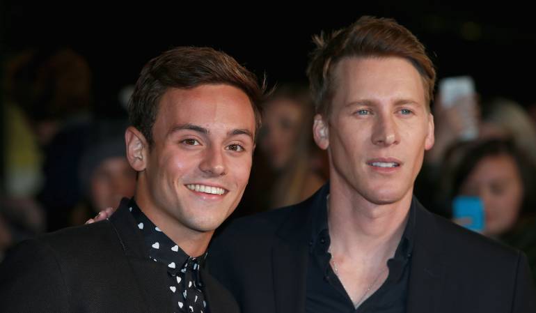 Tom Daley y Dustin Lance