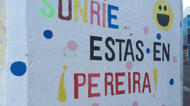 Los grafitis están en las zonas más concurridas de Pereira.