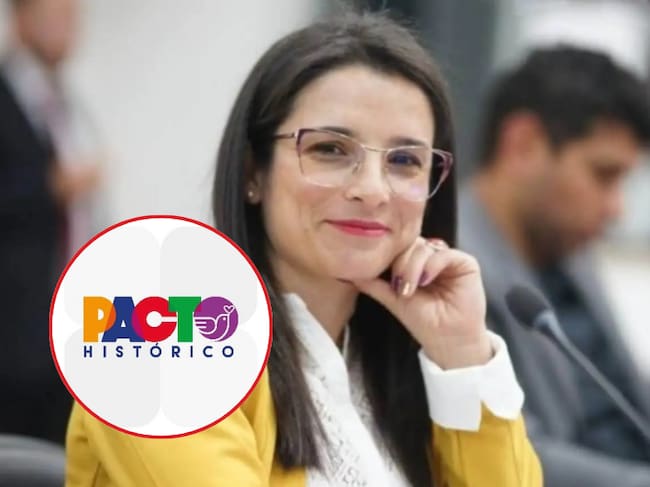 Congresista le propuso al Pacto Histórico un “gabinete en la sombra” para vigilar al nuevo gobierno. Martha Alfonso | Foto: Cámara de Representantes / Logo Pacto Histórico: Redes sociales (X, antes Twitter).