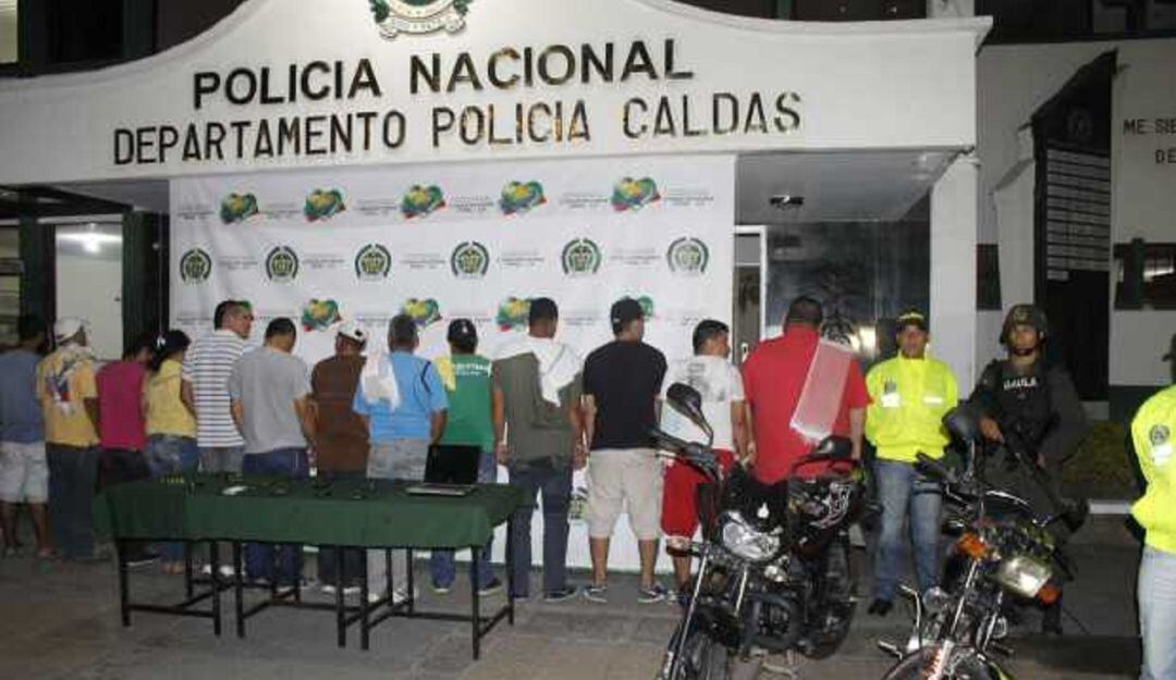 Foto: Tomada del perfil de Facebook de la Policía de Caldas.