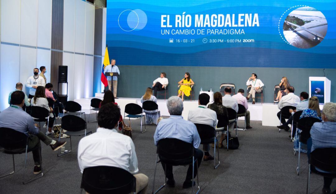 Uno de los eventos durante la Asamblea del BID en Barranquilla.