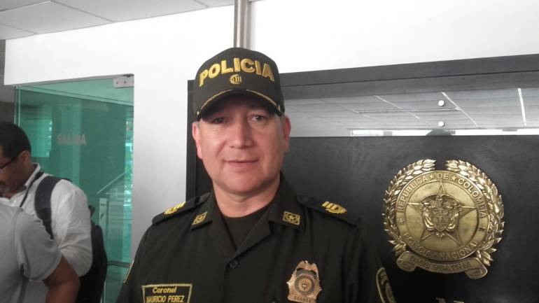 Coronel Mauricio Pérez, subcomandante Policía Metropolitana.