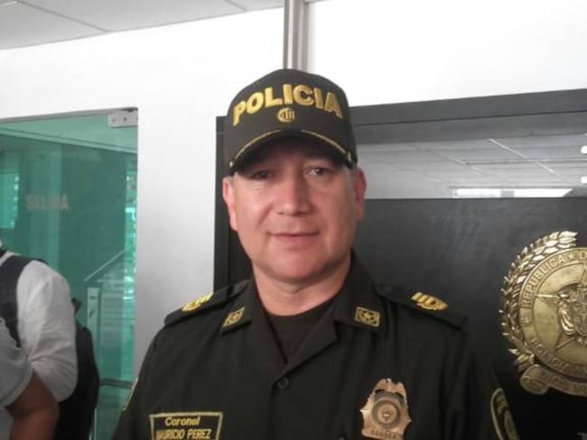 Coronel Mauricio Pérez, subcomandante Policía Metropolitana.