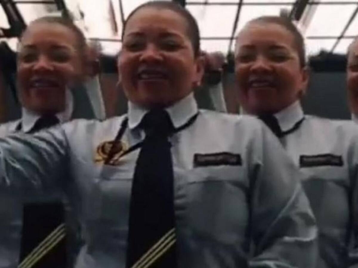 "Mechas": la celadora que ha vuelto viral en las redes sociales