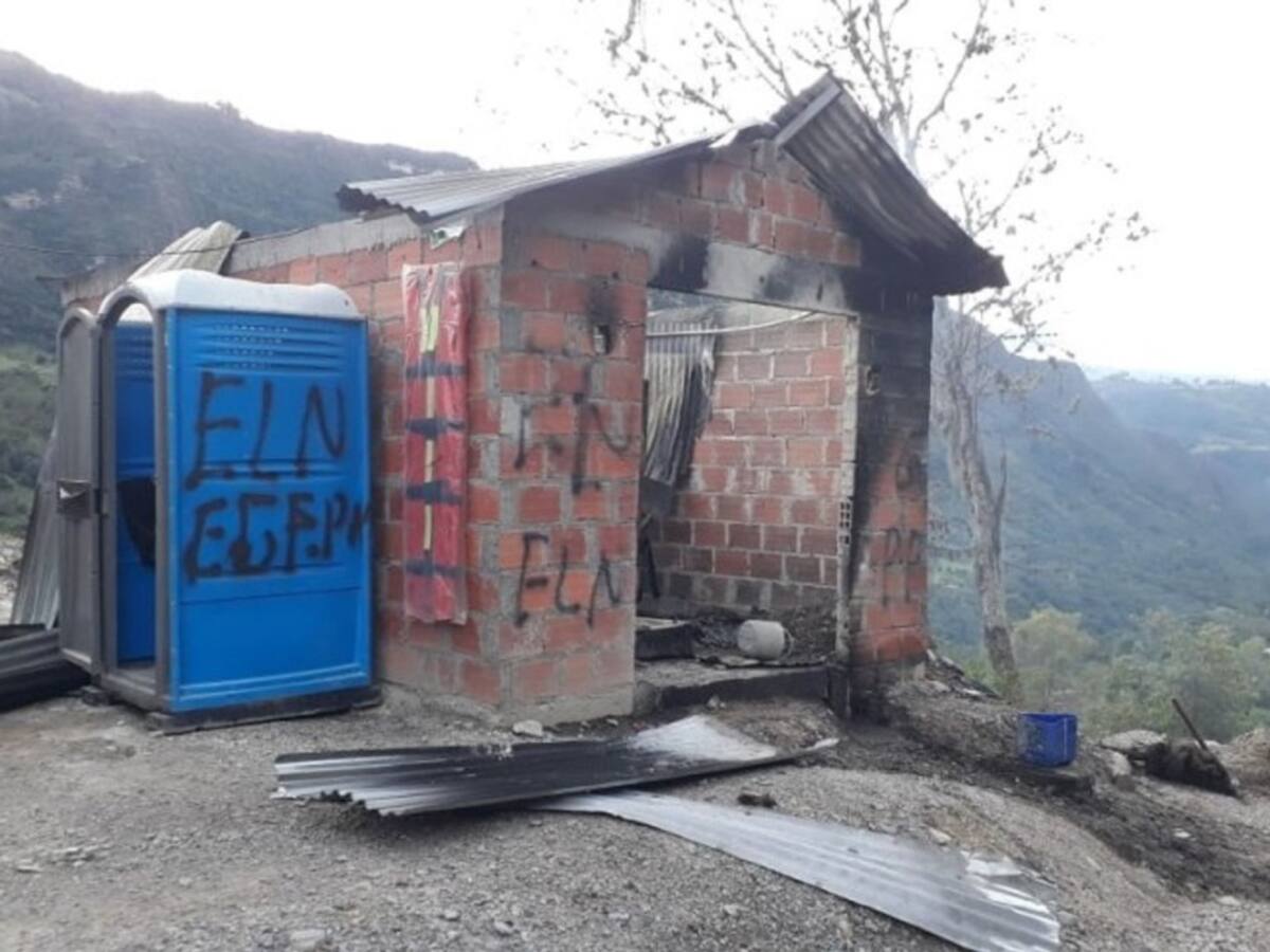 Descartan autoría del Eln en incendio de planta trituradora de asfalto