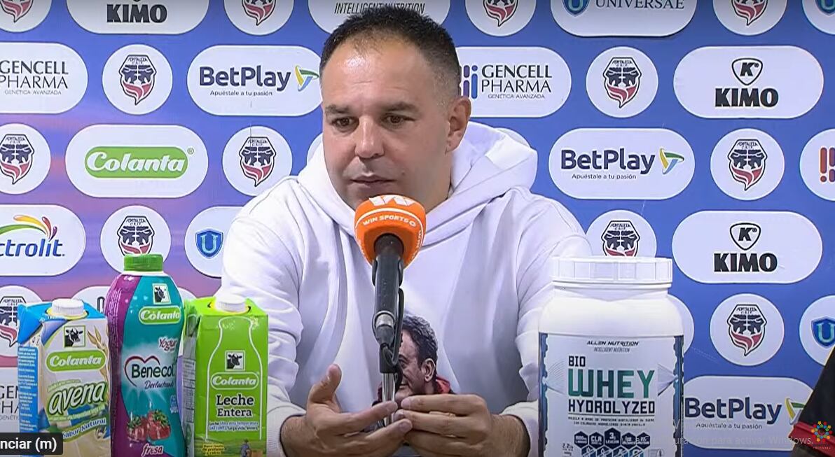 Jonathan Risueño, DT campeón con Patriotas / Dimayor.