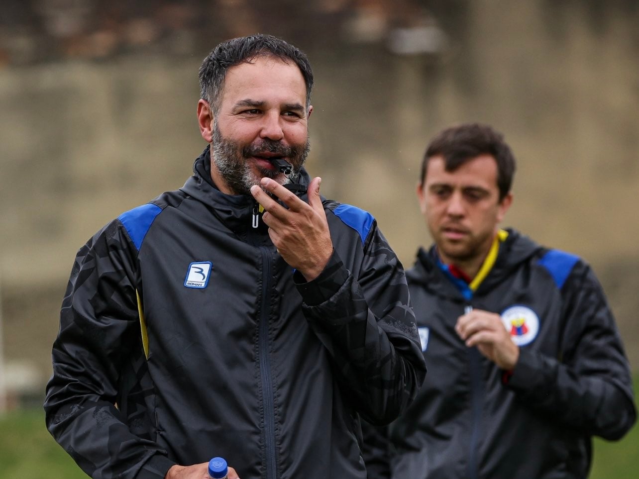 Jonathan Risueño, técnico del Deportivo Pasto / Twitter: @jonathanrisu.