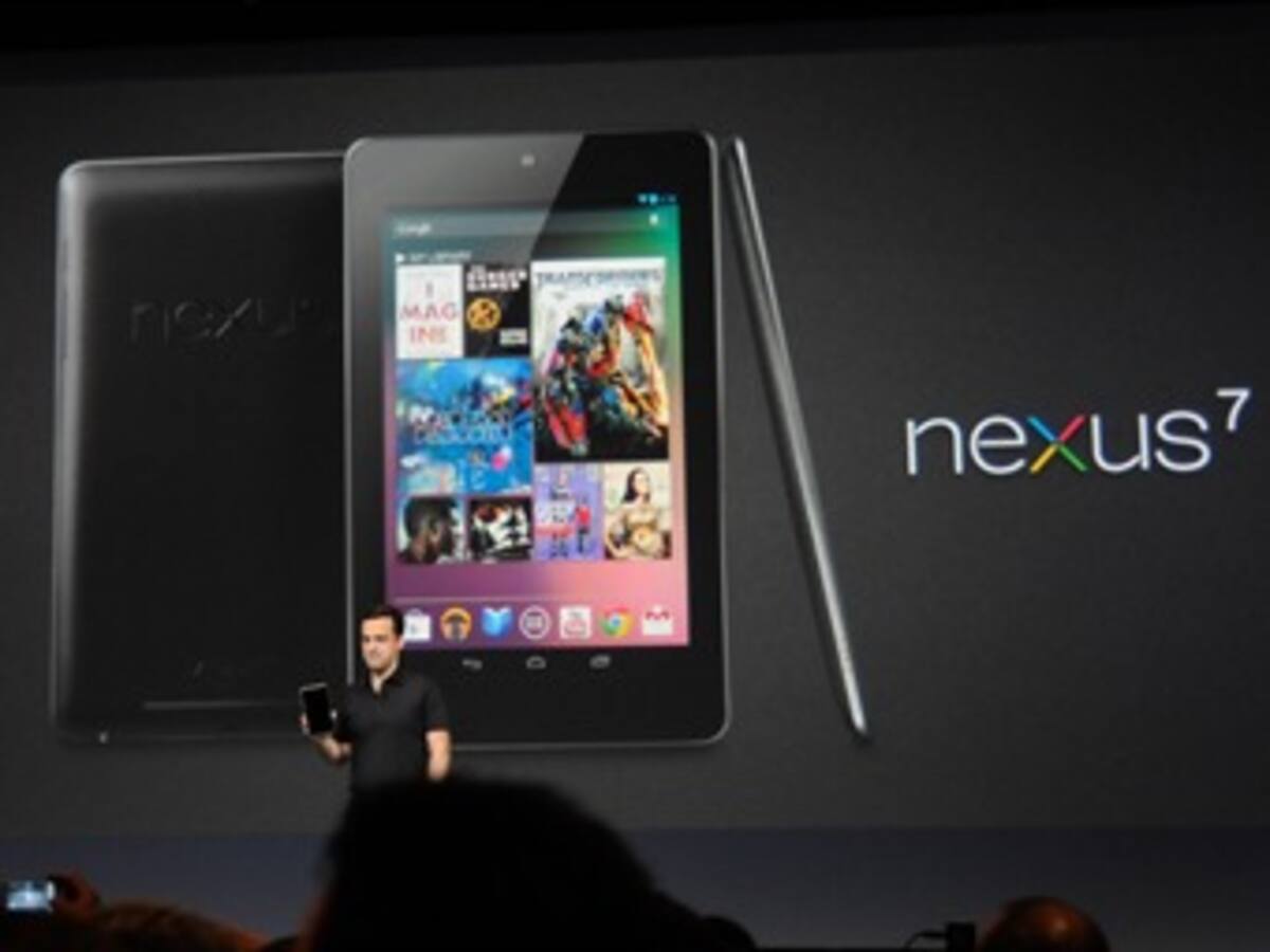 Google presentó su nueva tableta Nexus 7
