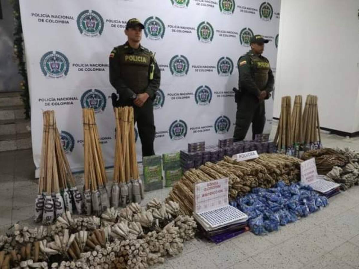 Se ha incautado más de media tonelada de pólvora en Manizales