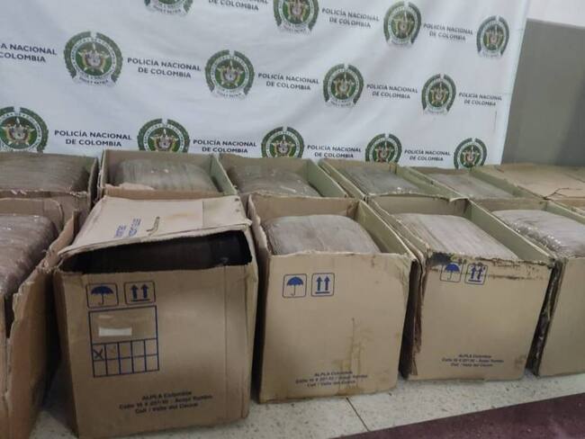 Incautación de droga en Bello, Antioquia. Foto: cortesía.