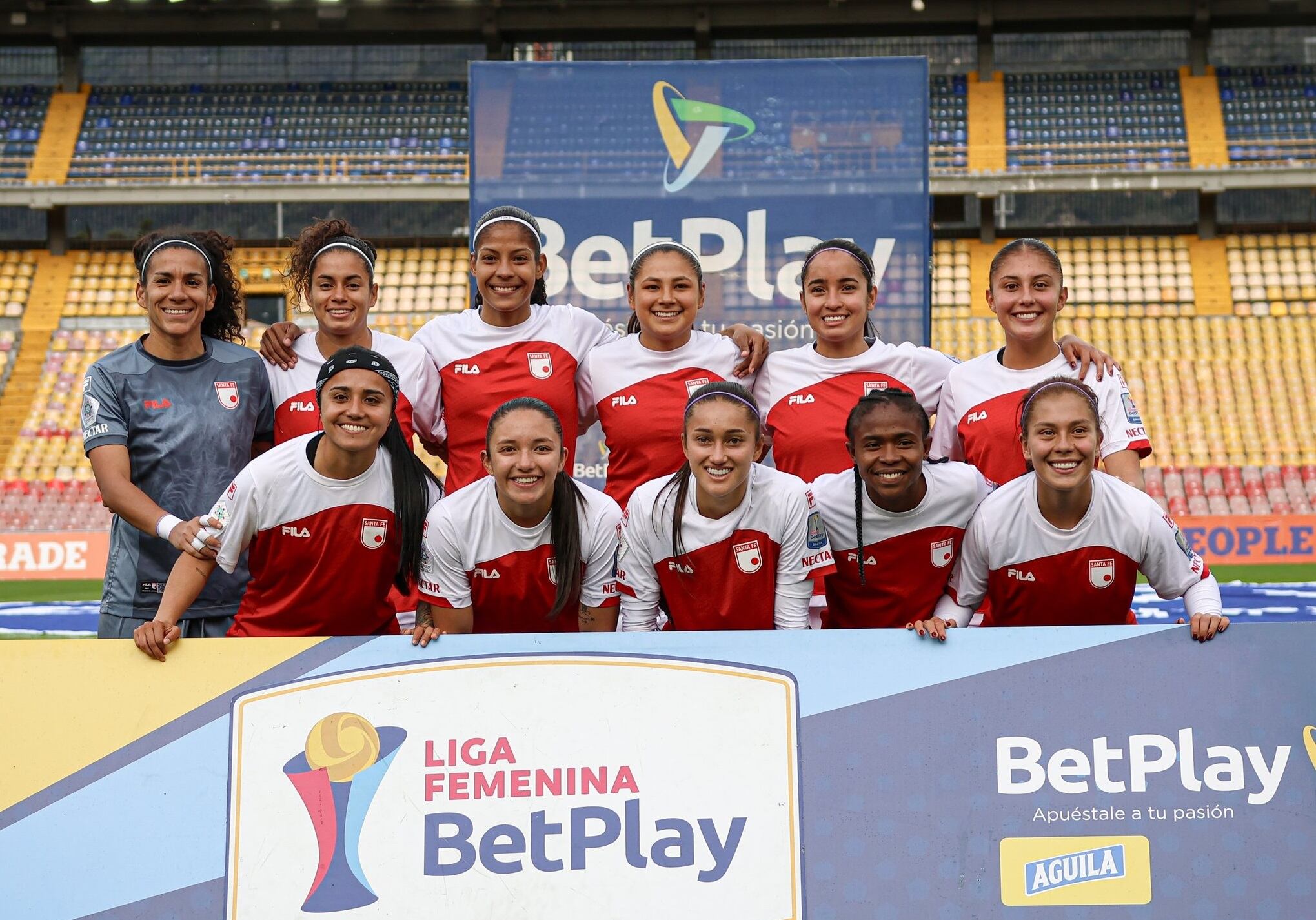 Equipo femenino de Independiente Santa Fe / Foto: Santa Fe