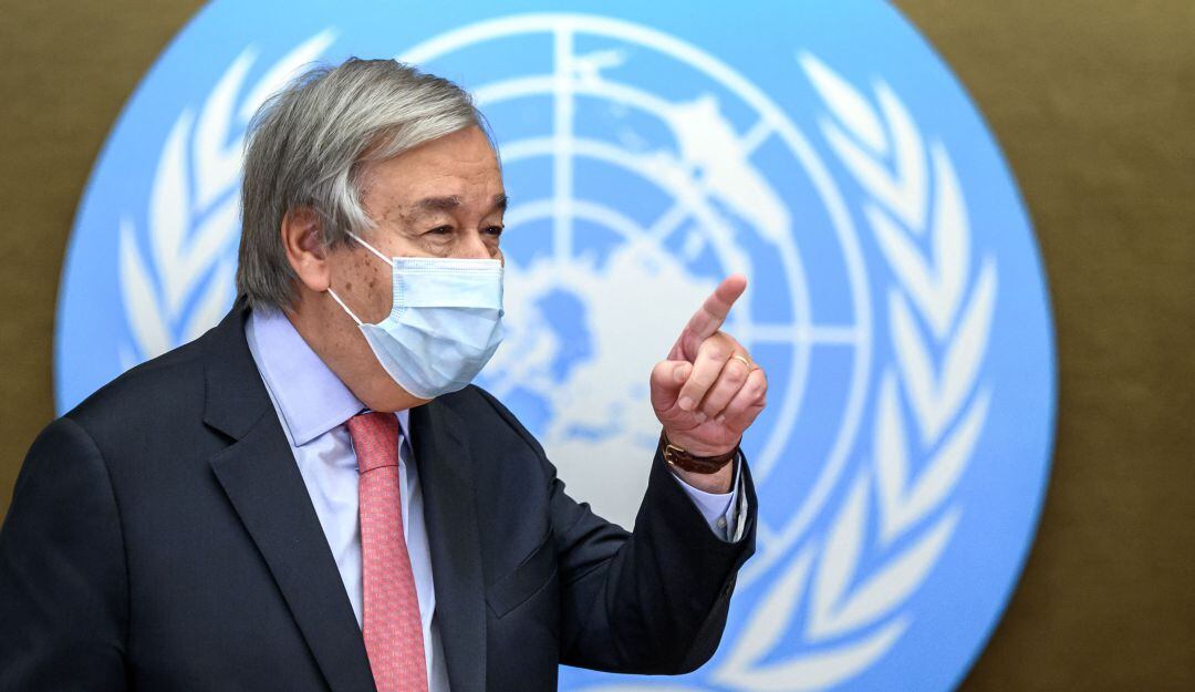 El secretario general de la ONU, Antonio Guterres