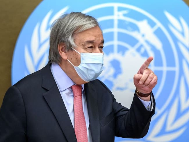 El secretario general de la ONU, Antonio Guterres