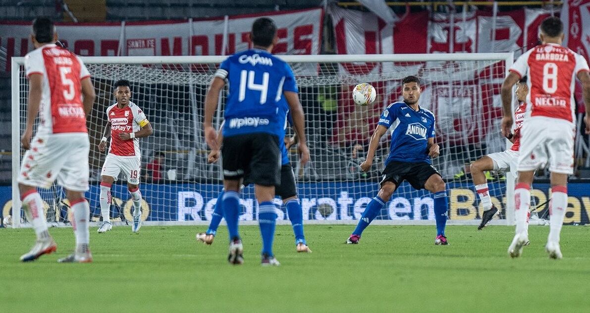 Santa Fe vs. Millonarios por la LIga Colombiana / Foto: MillosFC