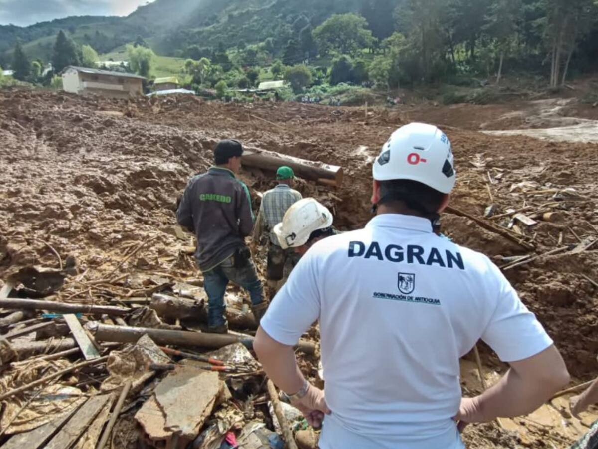 Rescataron el cuarto cuerpo desaparecido en Santa Fe de Antioquia