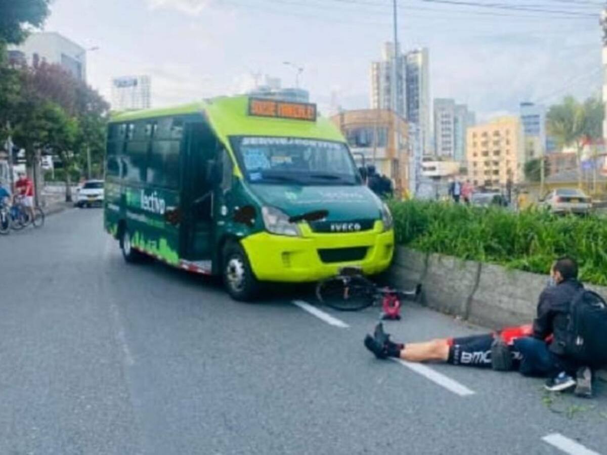 Ciclista adulto mayor resultó herido en la Avenida Santander de Manizales