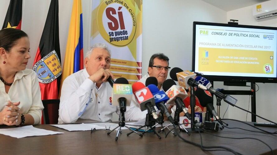 Alcalde de Cúcuta cree en inocencia de funcionarios capturados por irregularidades en PAE. Foto: Alcaldía de Cúcuta