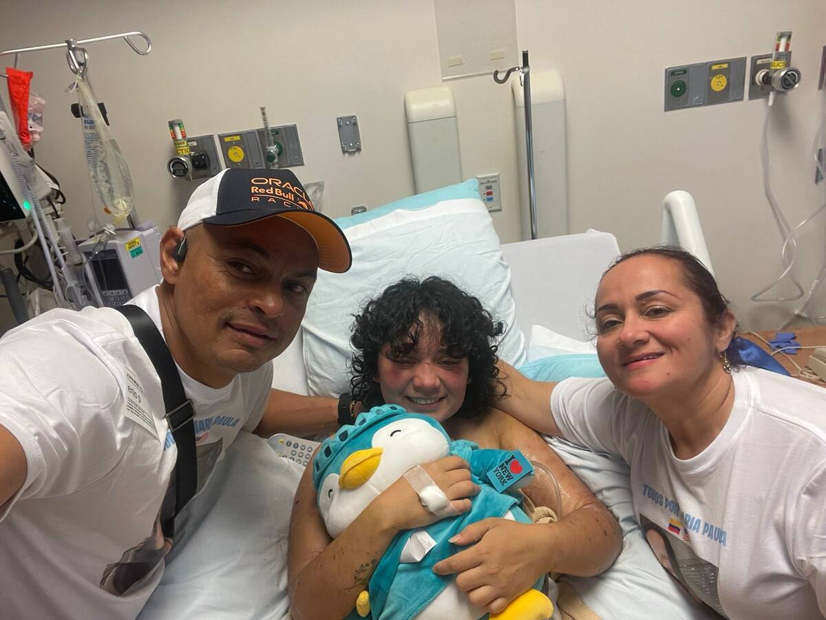 Emotivo: papás de mujer atacada por perros en USA se reencontraron con su hija