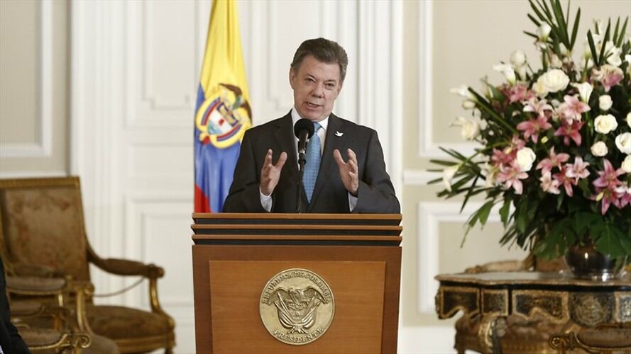 Juan Manuel Santos, presidente de la República. Foto: Colprensa