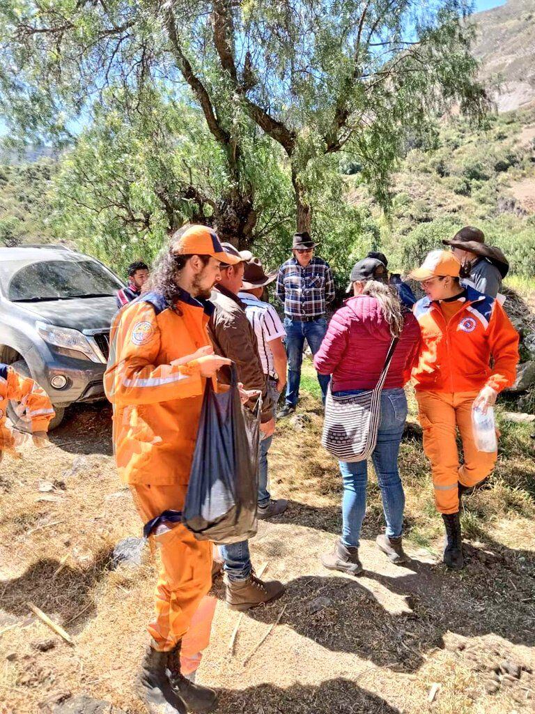 Luego de una visita técnica que lideraron los organismos de socorro se evidenció graves agrietamientos.