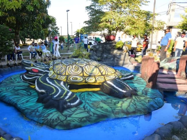 Inauguran parque ecológico en el barrio Villa Rosita de Cartagena