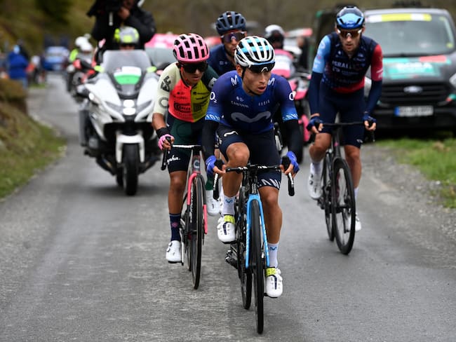 Einer Rubio ganó la etapa 13 del Giro de Italia sobrepasando a Pinot y Cepeda en el último kilómetro. Getty Images