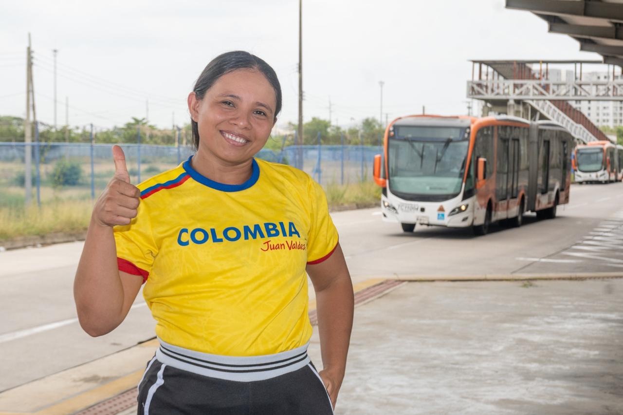 Transcaribe mundialista. // Alcaldía de Cartagena