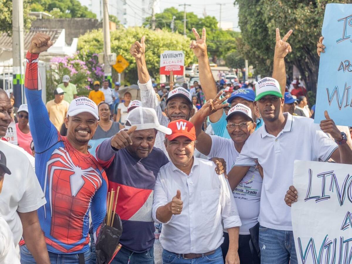 William García Tirado tuvo encuentro con comunidad de Blas de Lezo