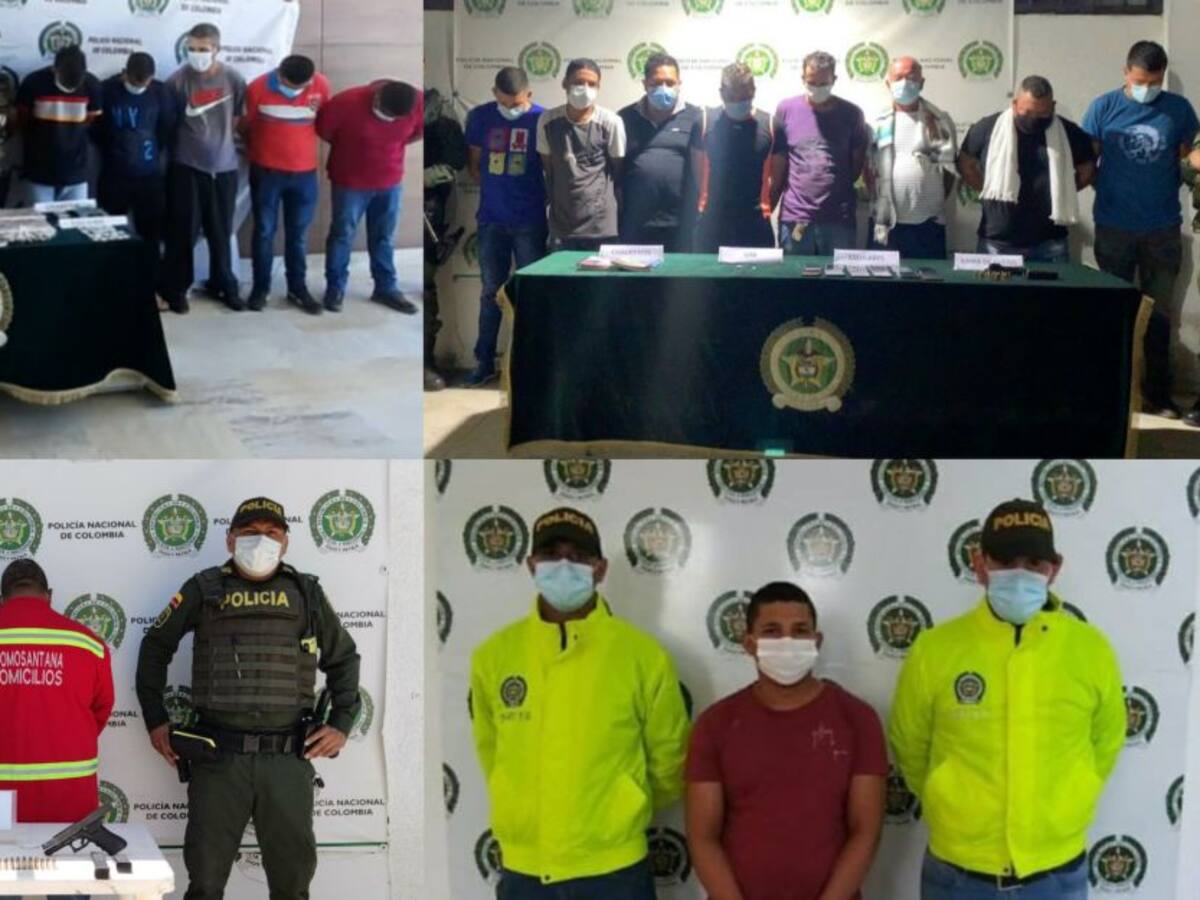 En Santa Marta Policía y Ejército logran 20 capturas por diferentes delitos