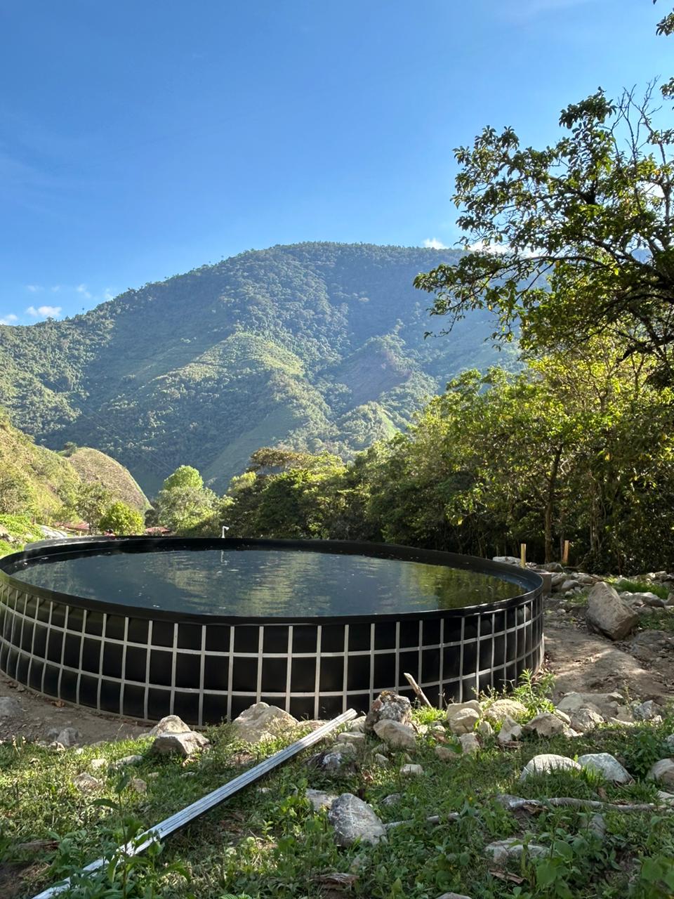 El cultivo de trucha está ubicado en el Cañón de las Hermosas, Tolima