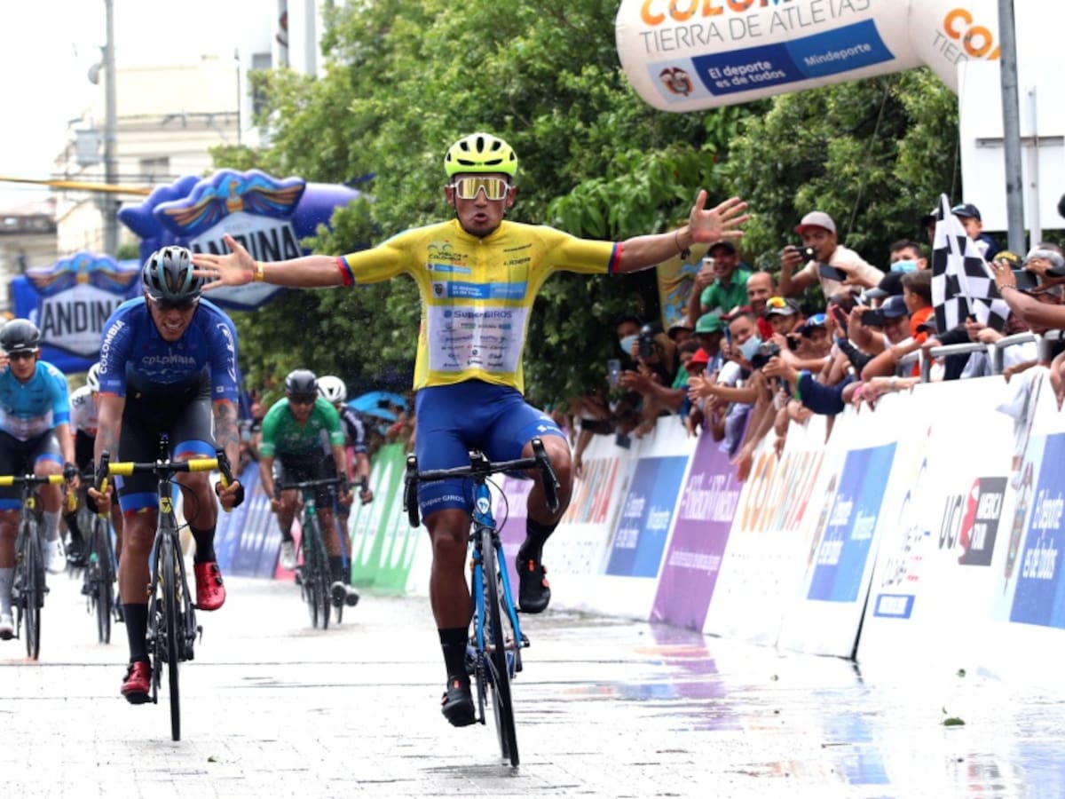 Victoria y fuerte accidente de Luis Carlos Chía en la Vuelta a Colombia